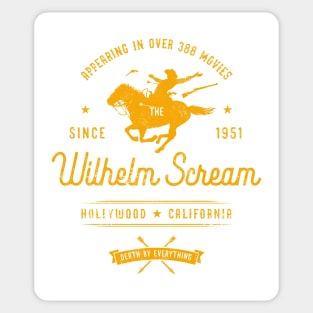 Wilhelm Scream Sticker